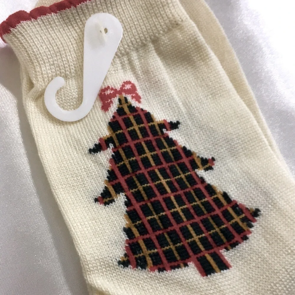 VINTAGE Christmas Socks 1991 Womens Size 9-11
